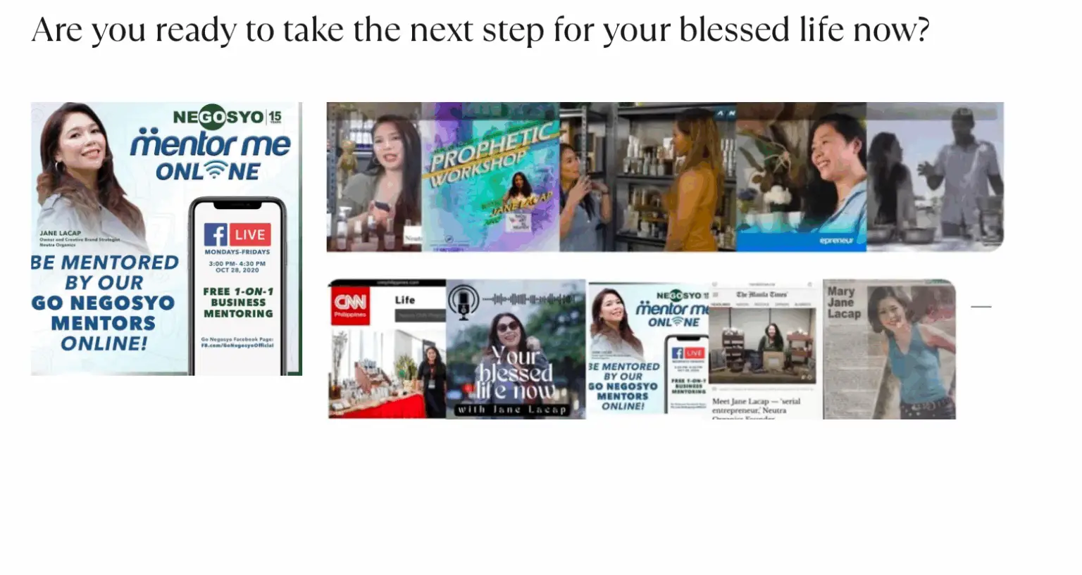 Are you ready for the next step?