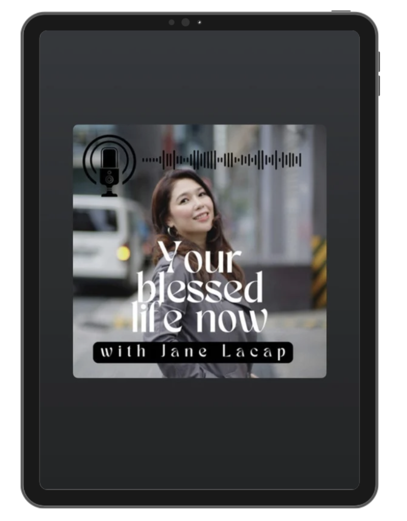 iPad showing podcast